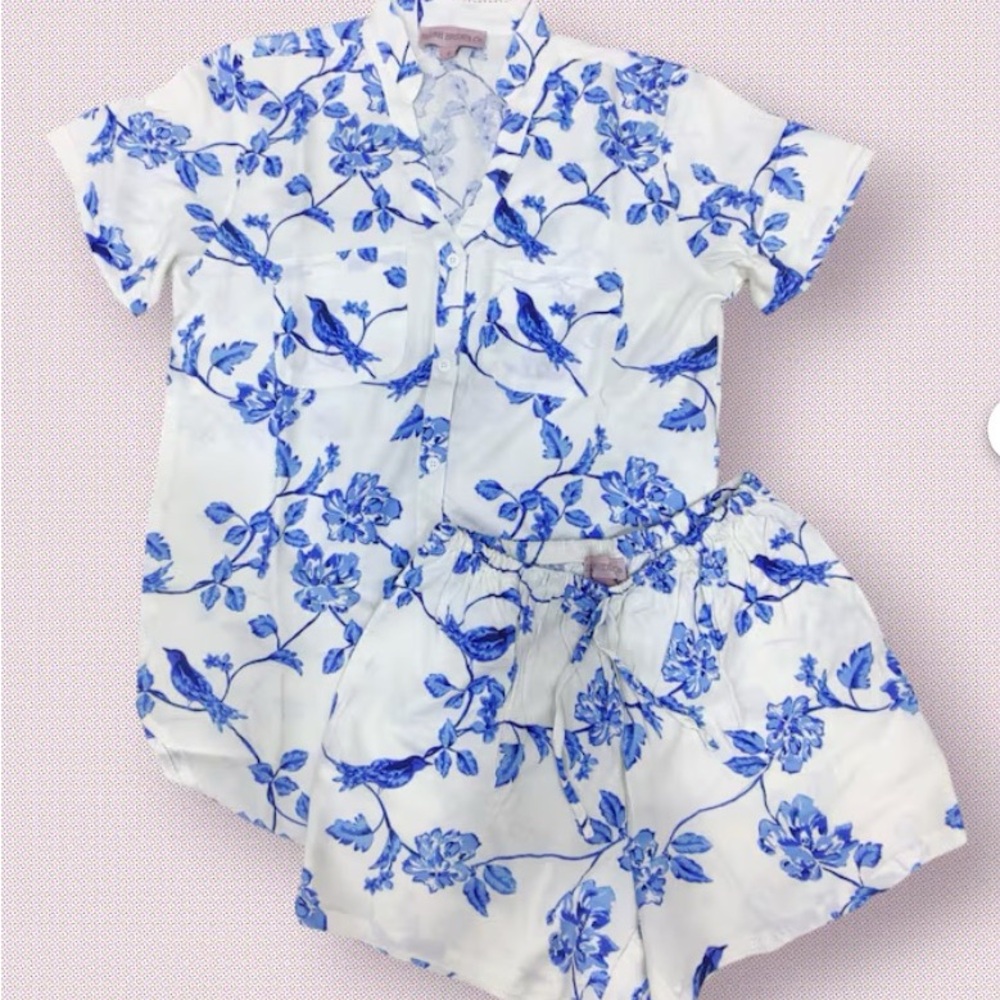 Floral pajama set NWT